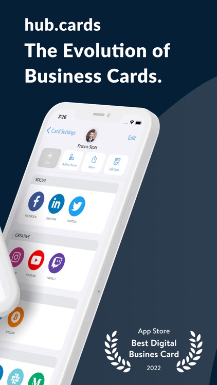 Business Cards from hub.cards