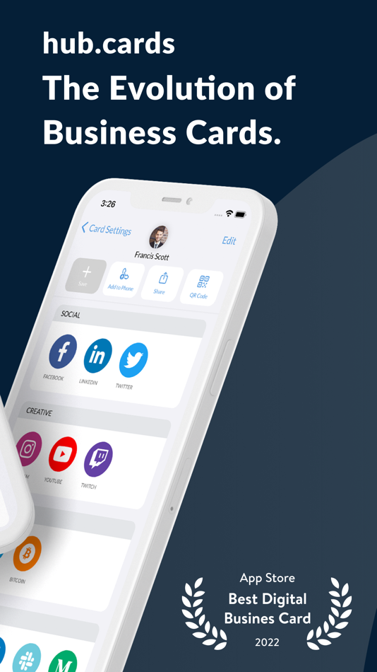 #2. Business Cards from hub.cards (macOS) By: hub.cards software GmbH