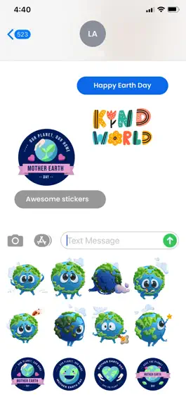 Game screenshot Mother Earth Day Stickers hack