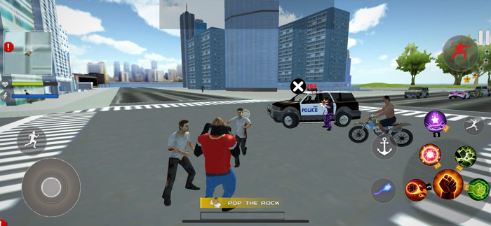 Gorilla Rope Hero Thief City