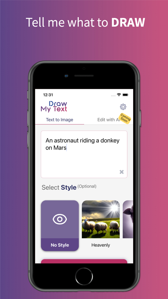 DrawMyText - AI Image Creator