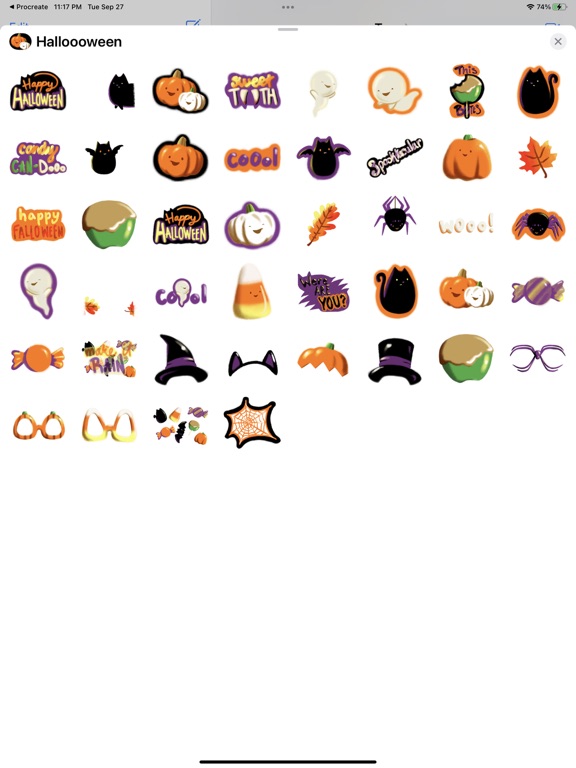Screenshot #5 pour Halloooween Stickers