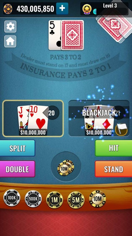 Blackjack 21: Pro Blackjackist screenshot-0