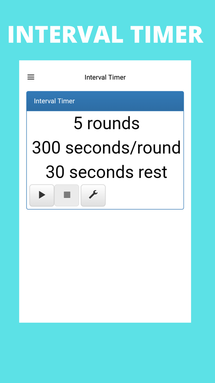 Interval Timer Workout App