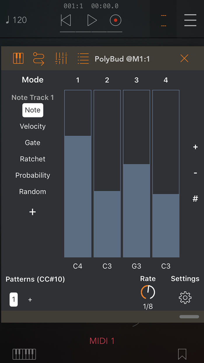 PolyBud Polyrhythmic Sequencer
