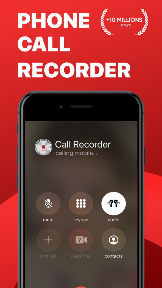 #1. TapRecorder - Call Recorder (iOS) 由: SMART MEDIA INTERNET MARKETING LTD