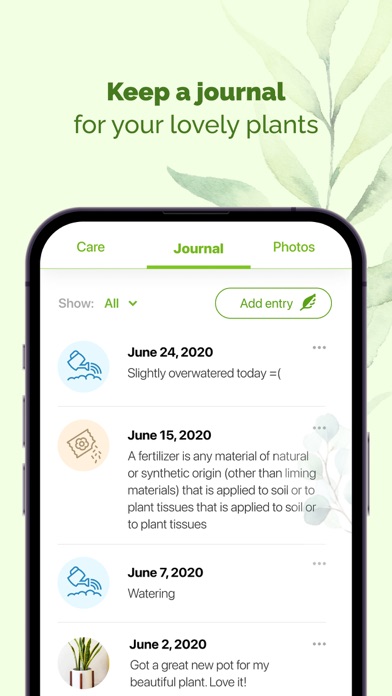 Lovely: app plant owners love Screenshot