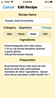 justmyrecipes iphone screenshot 3