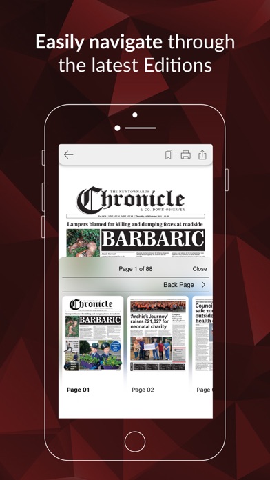 Newtownards Chronicle Screenshot