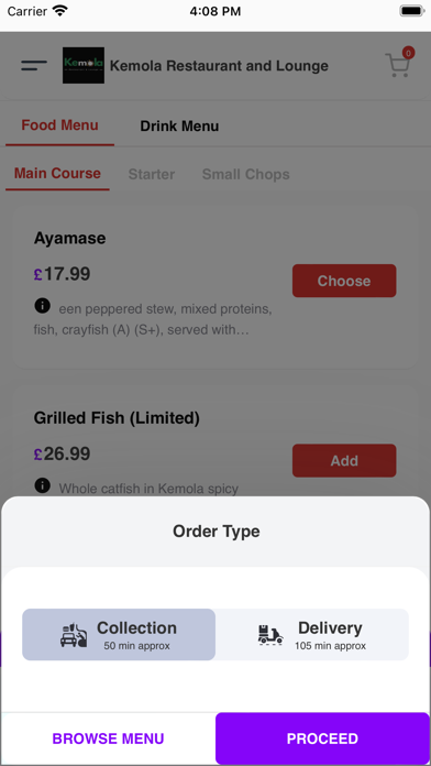 Kemola Restaurant and Lounge Screenshot