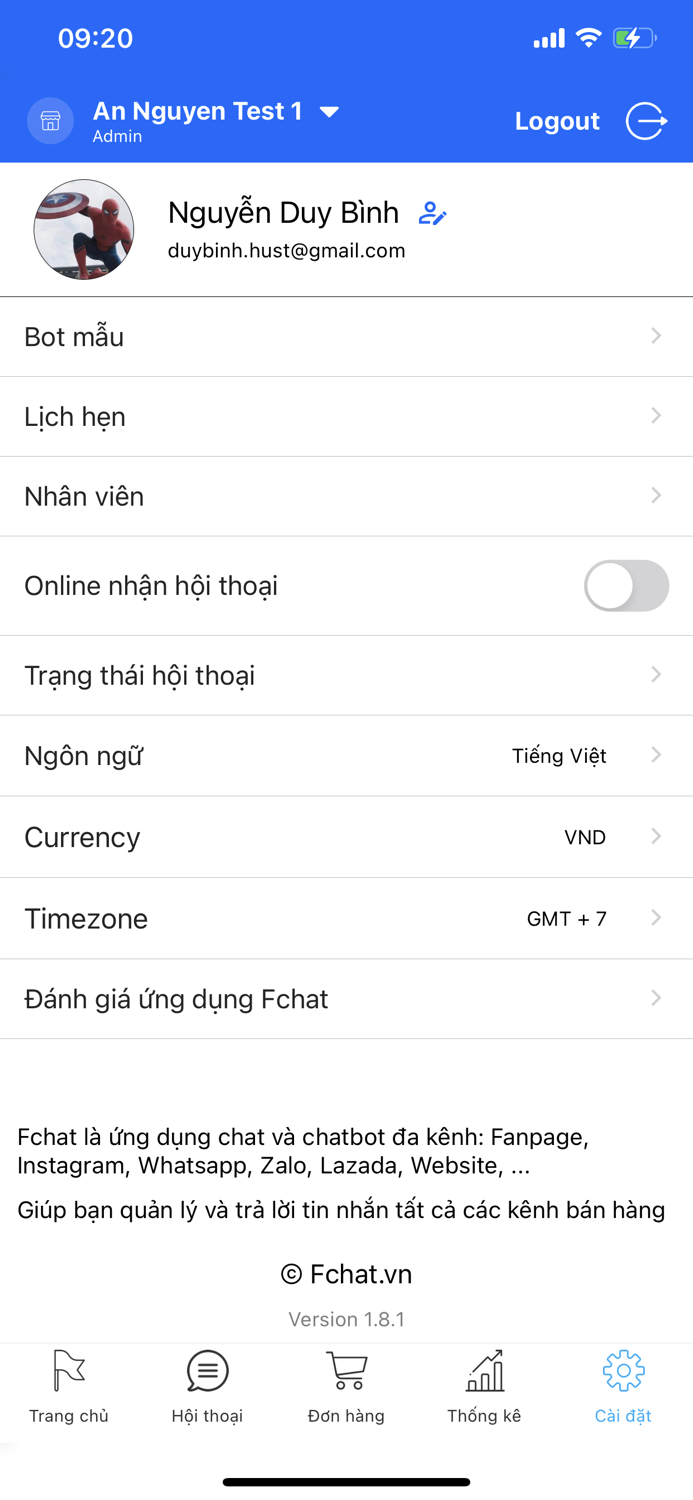 Fchat - Chatbot Messenger