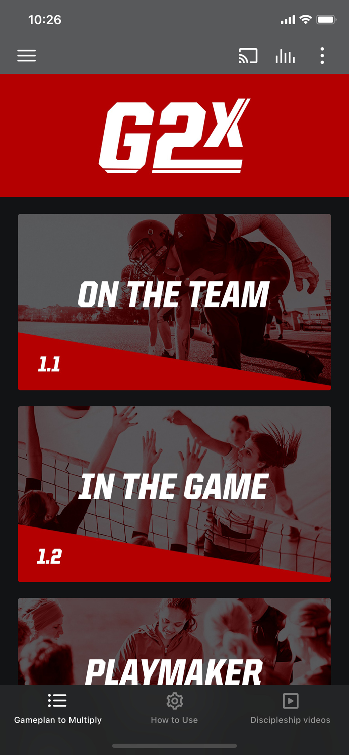 G2X  Athlete Discipleship