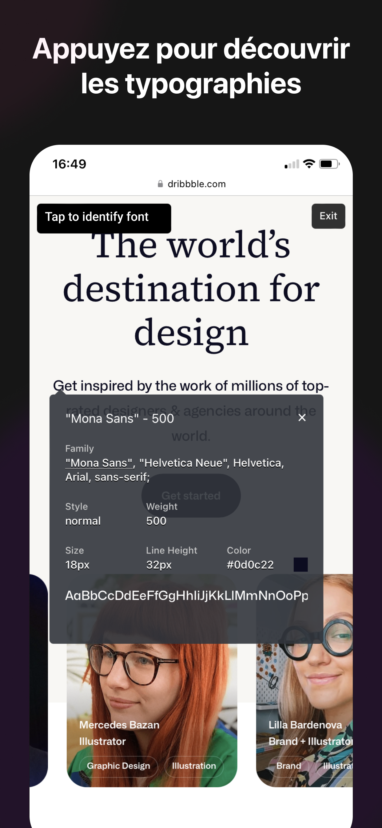 What Font for Safari