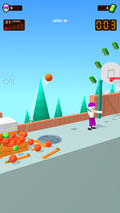 Bounce Dunk - basketball game Screenshot