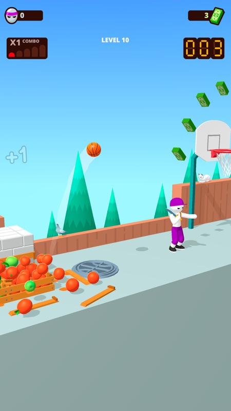 Bounce Dunk - basketball game screenshot 4