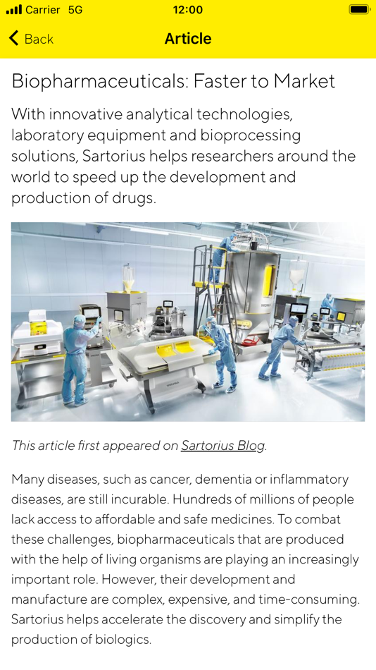 #4. Sartorius Daily (iOS) 由: Sartorius AG