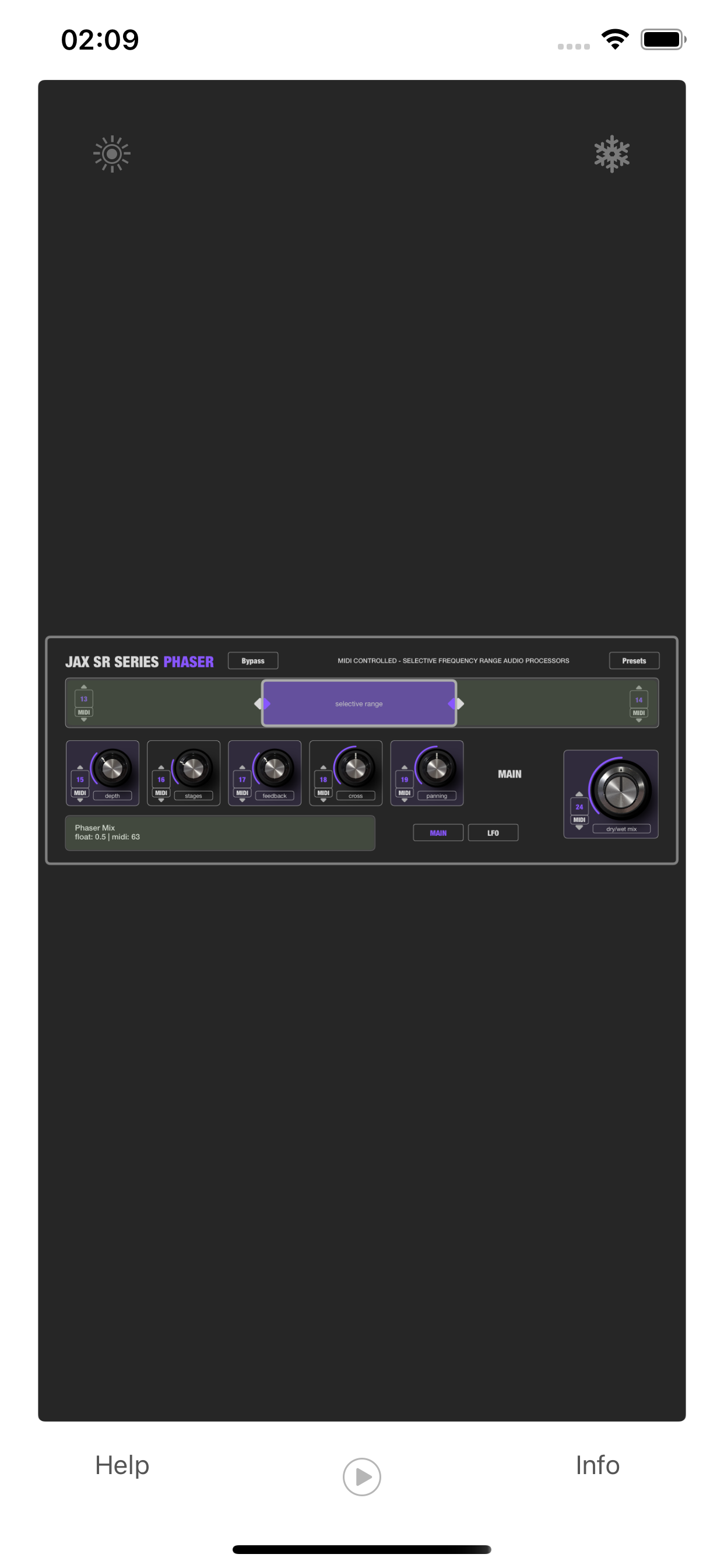 JAX SR: Phaser
