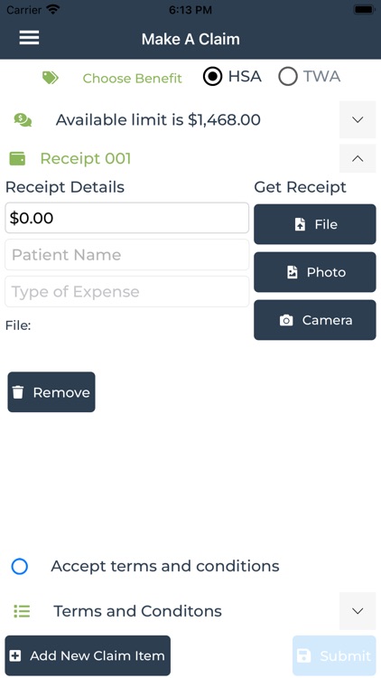 Make A Claim - BeneFitsMyWay screenshot-6