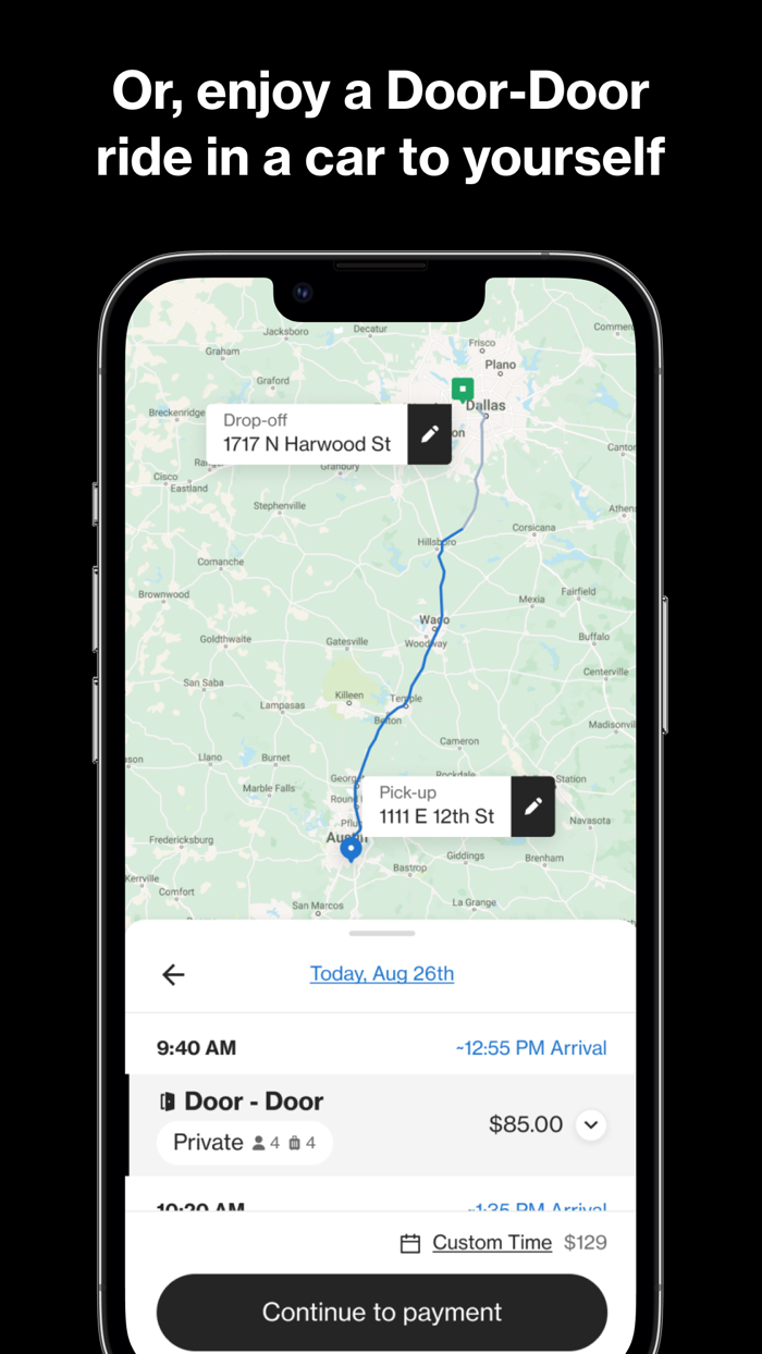 Hitch - City-to-City Rideshare