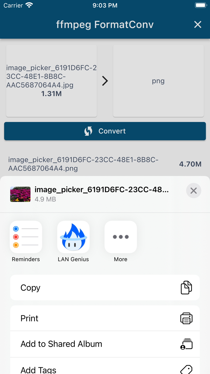 ffmpeg Format Converter