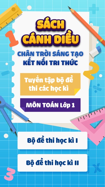 Toán Lớp 1 Đề Thi
