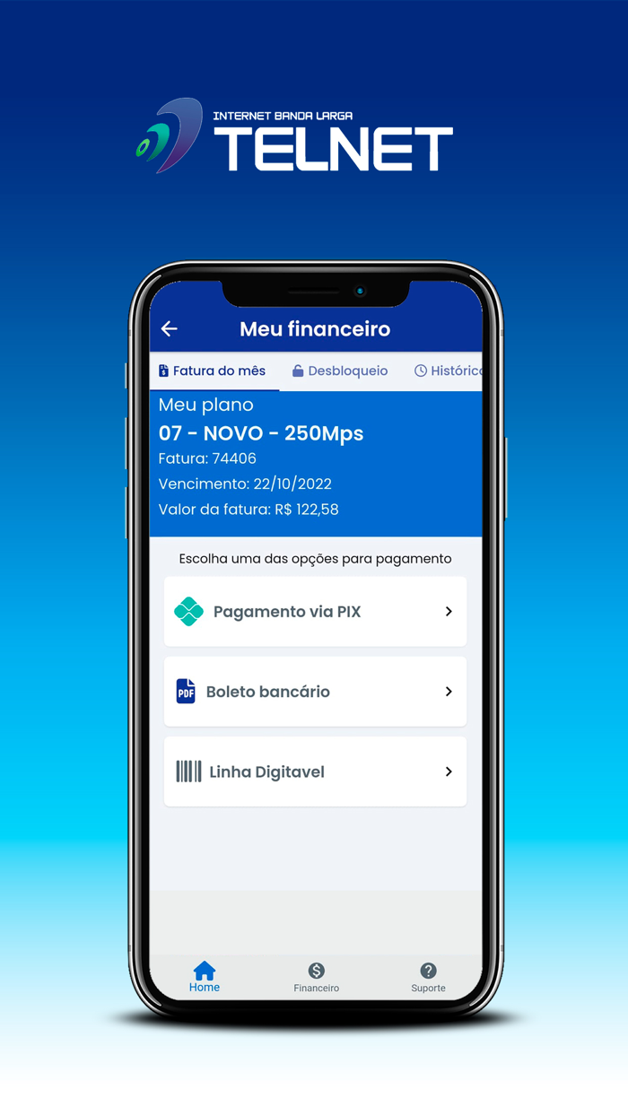 Telnet Telecom - App Cliente