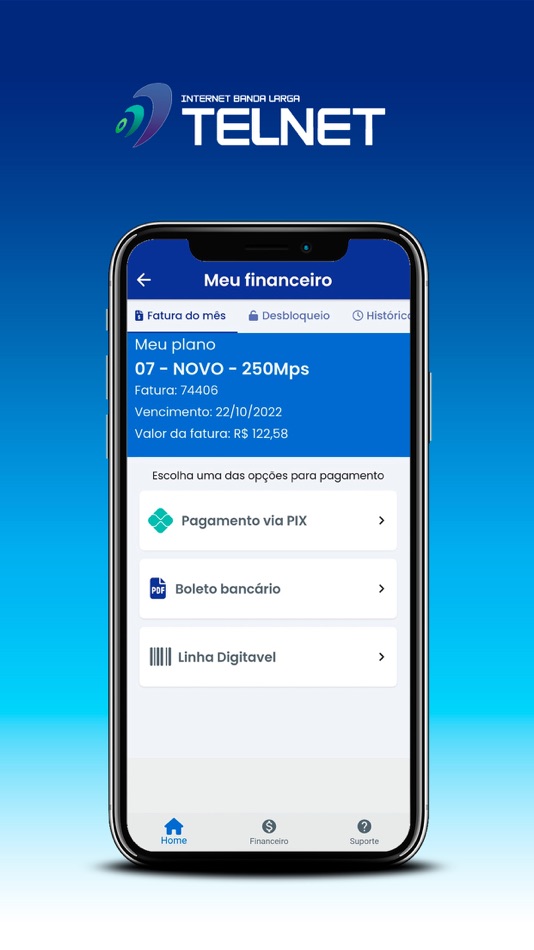 #2. Telnet Telecom - App Cliente (iOS) Podle: Froggerbrasil