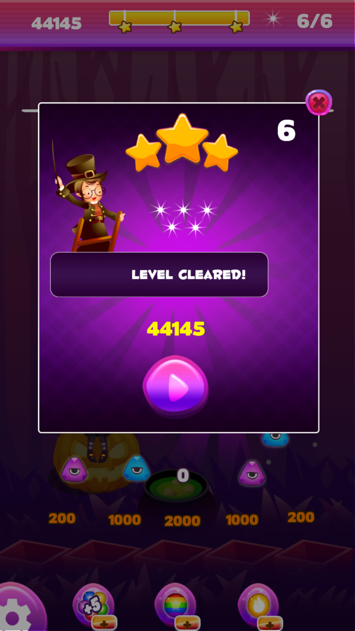 Bubble Shooter Dark Halloween