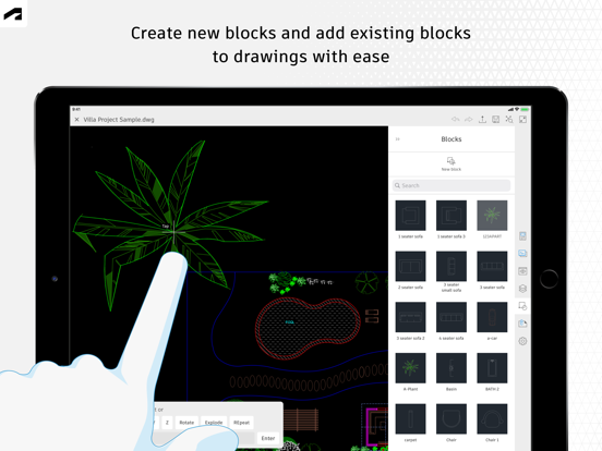 AutoCAD iPad app afbeelding 8
