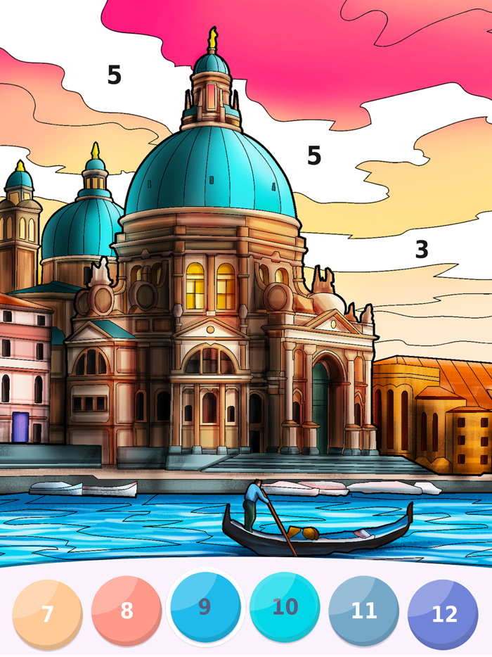 Relax Color by Number