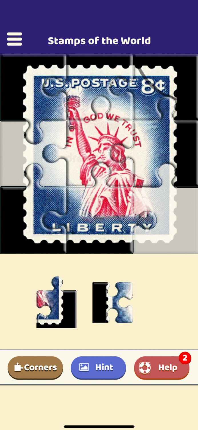 Stamps of the World Puzzle