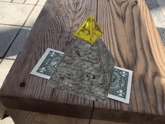 BILLS AR -Dollars, Yens 3D iPad screenshot 2 - Entertainment app