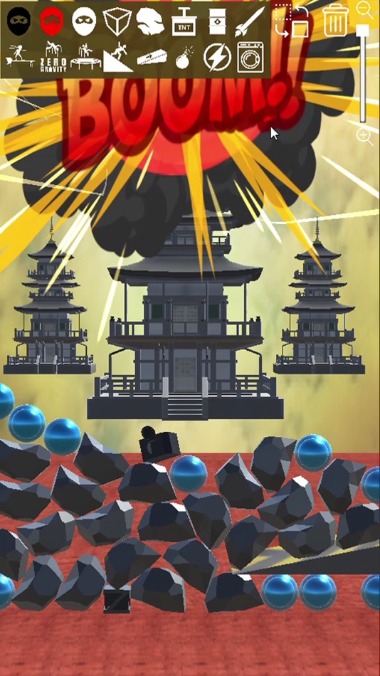 #7. Ninja Ragdoll Playground 3D (iOS) Podle: DELUXE ENTERTAINMENT STUDIOS LTD