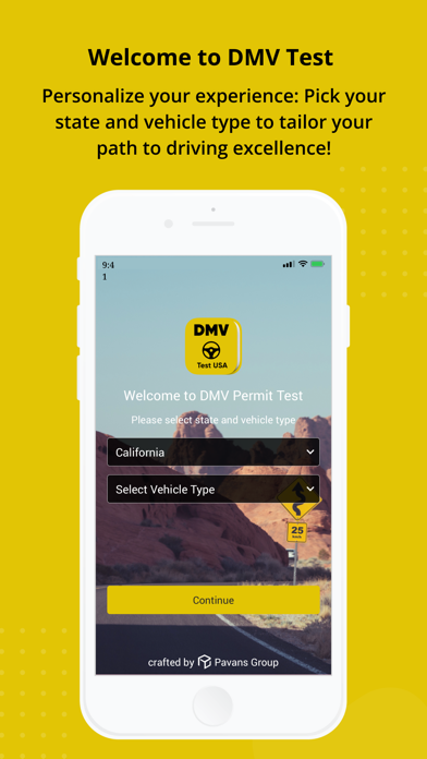 DMV Test USA Screenshot