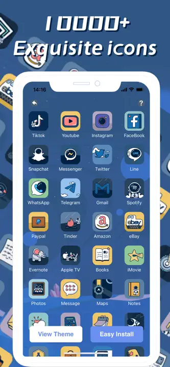 Themes: Color Widgets, Iconsのスクリーンショット（4/5）