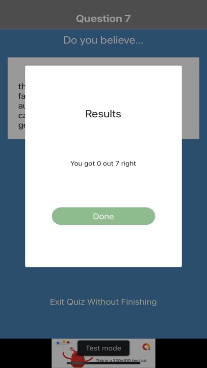 Conspiracy Theory Quiz