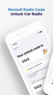 renault car radio code iphone screenshot 1