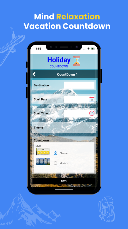 #2. Holiday Countdown Timer (iOS) 由: WorksDelight