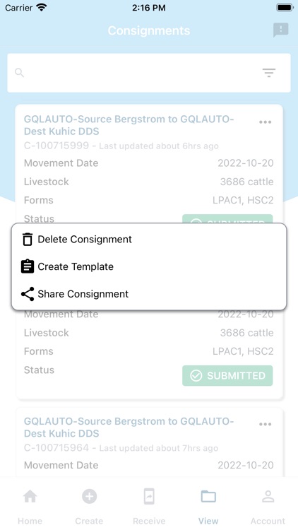 eNVD Livestock Consignments screenshot-3