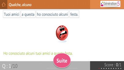 Mémo italien B1-B2 Screenshot