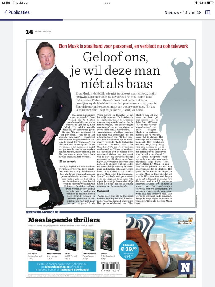 Nieuwsblad Krant