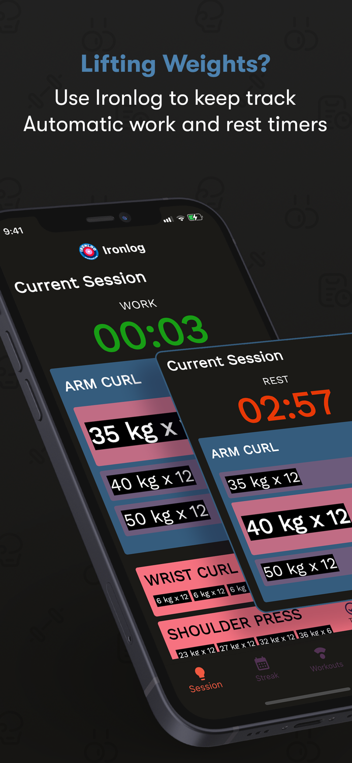 Ironlog Weight Lifting Log