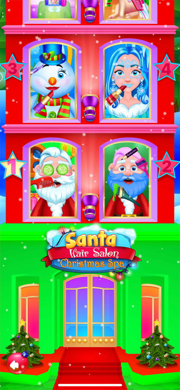 Santa Hair Game For Christmas