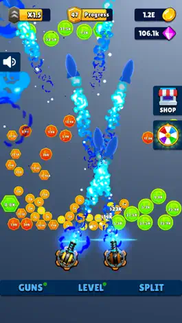 Game screenshot Laser Split: Ball Blaster Game apk