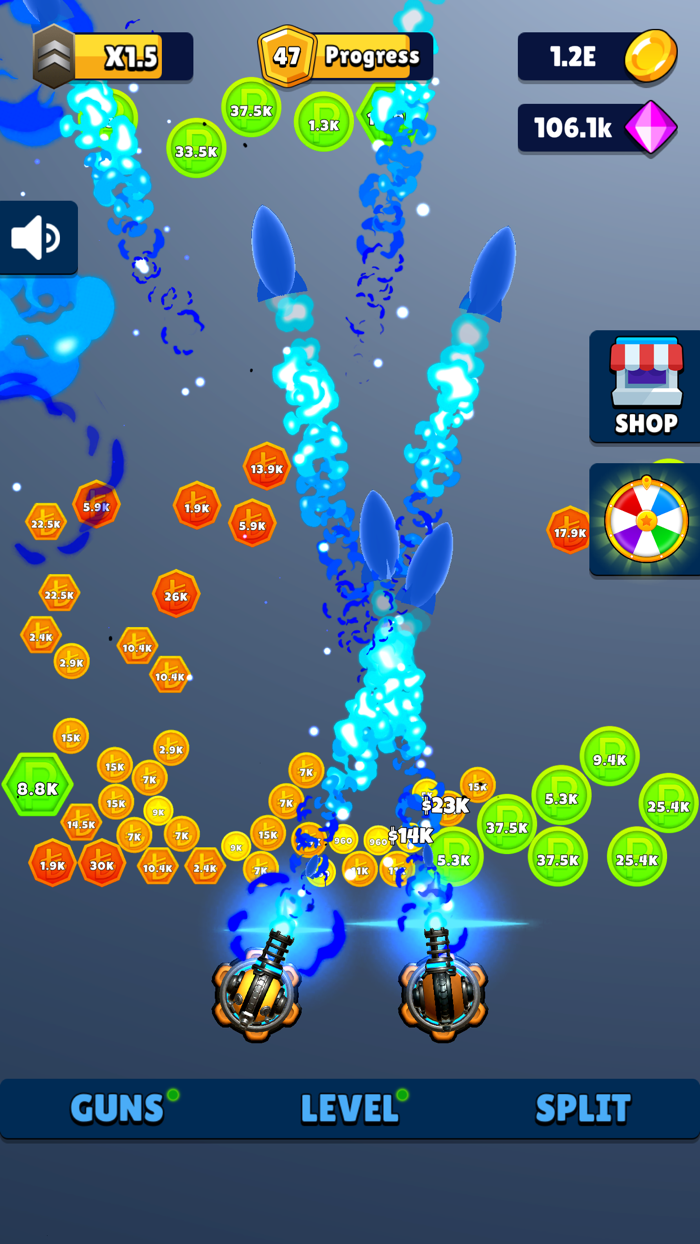 Laser Split Ball Blaster Game