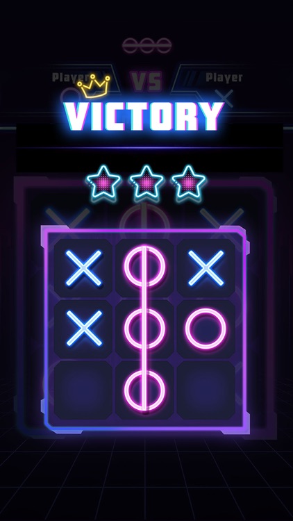 Tic Tac Toe 2 Player: XO Glow screenshot-6