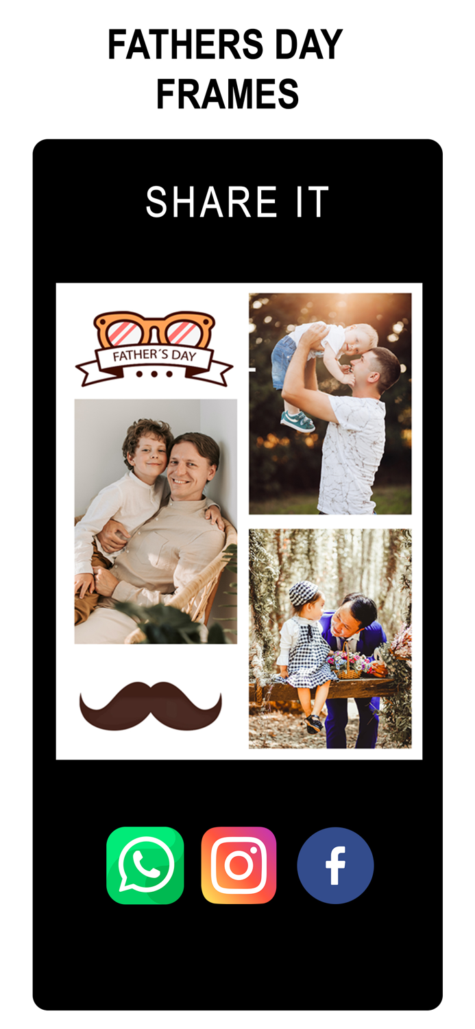 Fathers Day Greeting and Frames