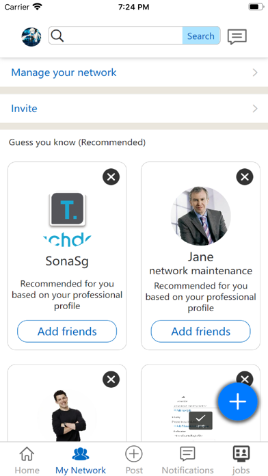 MomentX-Network & Career Screenshot