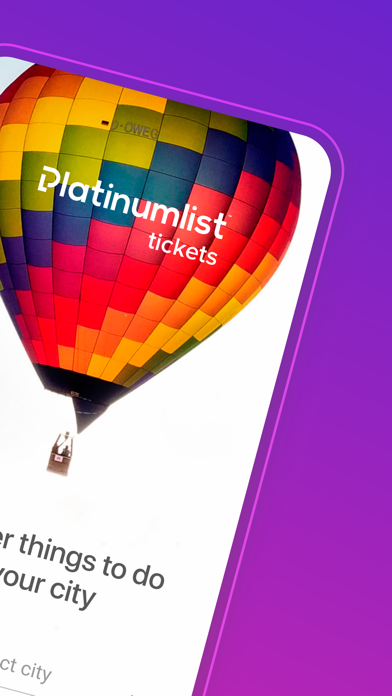 Platinumlist - Book Tickets Screenshot