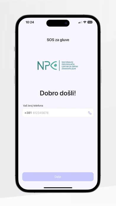 SOS za gluve Screenshot